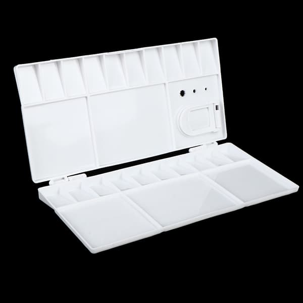 25-Ruds Foldbar Akvarel Palette Akvarel Farve Skuffe Æske Svin one size