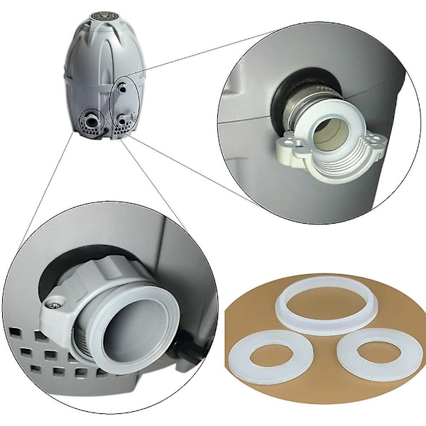 5 st Pluggpackningar Packningar Brickor Passar Coleman SaluSpa för Lay-Z Spa, A och B (FMY)