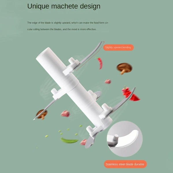Manuell Matkutter Blender Mikser Prosessor