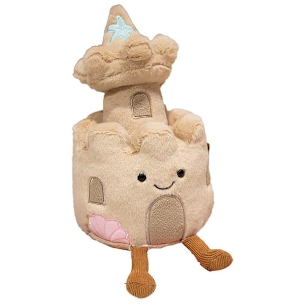 JELLYCAT Sandslott Plyschleksak, 34,8 cm Söt Amuseables Gosedjur [ZHE]