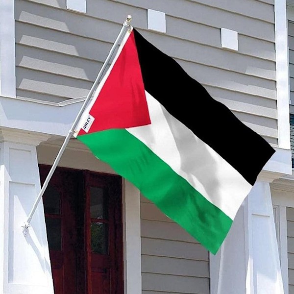 Palestinaflagga Palestina banderoller Palestina nationell flagga W