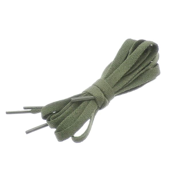 Skosnører - Armégrønn - Flate [120 cm] Natur