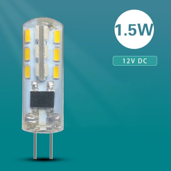 10ST G4 LED-lampe COB LED-lampe HVIT 4W 4W hvit white 4W-4W