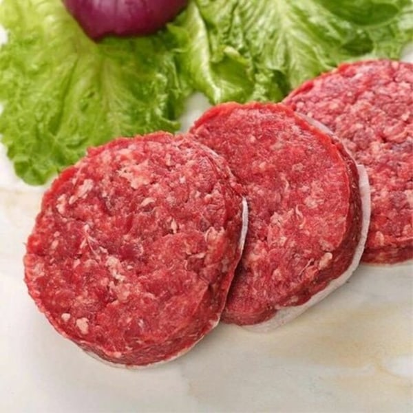 500 ark non-stick papir, diameter 12,5 cm, strimlet biff hamburgerplate
