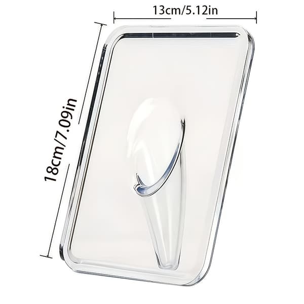 Moderne Akryl Blomstervase med Ramme, Minimalistisk Rektangulær Borddekoration Photo Frame Vase 1 pc