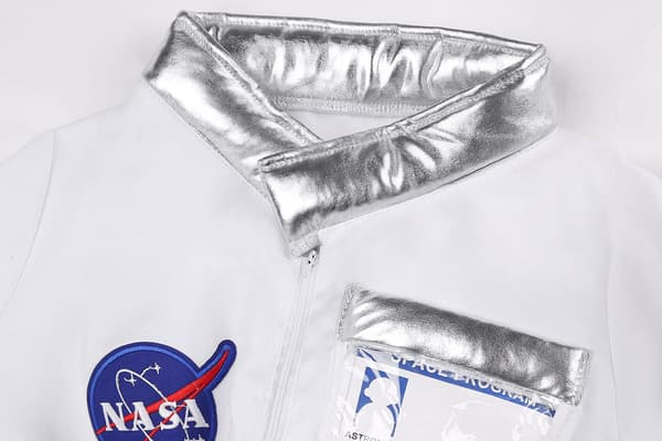 NASA Pilotdrakt Barn Astronautdrakt for Gutter Jenter Rommet Latelek Kostyme Cosplay Bursdagsgave-FF 10-12 Years