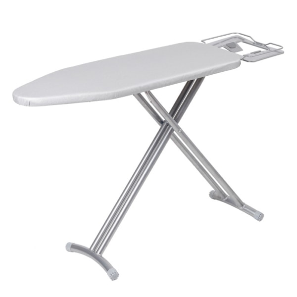 Polyester Strykbrädeöverdrag Högtemperaturbeständig Dubbellager Strykbrädeöverdrag Grå Gray 140*50cm