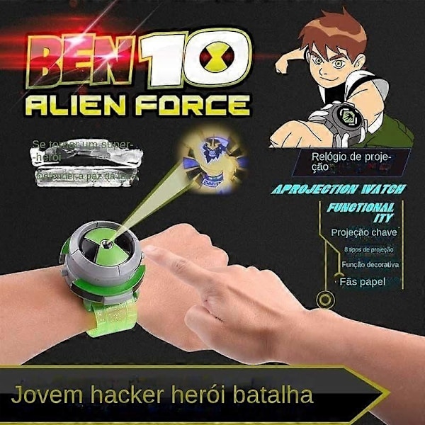 Ben 10 Omnitrix Ur Figur Legetøj Dai Watch Omnitrix Ben10 Ben 10 Actionmodel Børneur Gaven - Perfekt light green