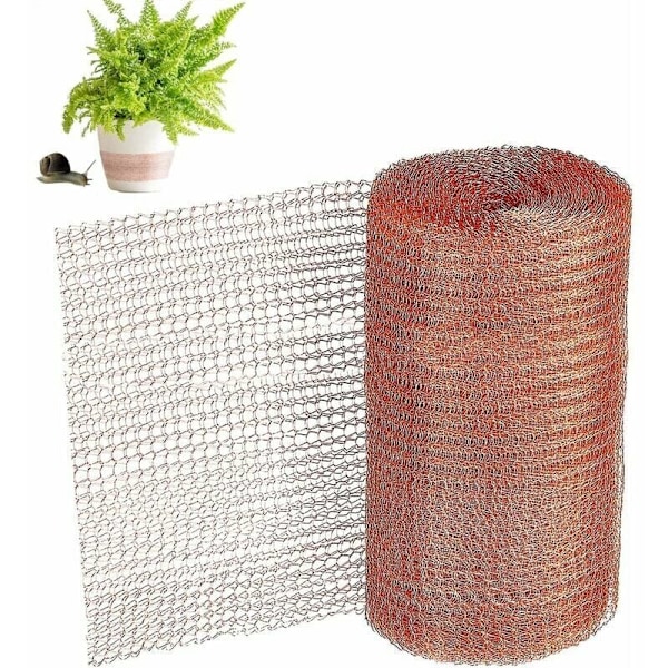 Mesh, Høykvalitets Anti-Gnagere Wire Mesh Strikket Kobbernetting for Hjemmehage Skadedyrbekjempelse Gnagere Snegler Fuglekontroll (6 Meter)