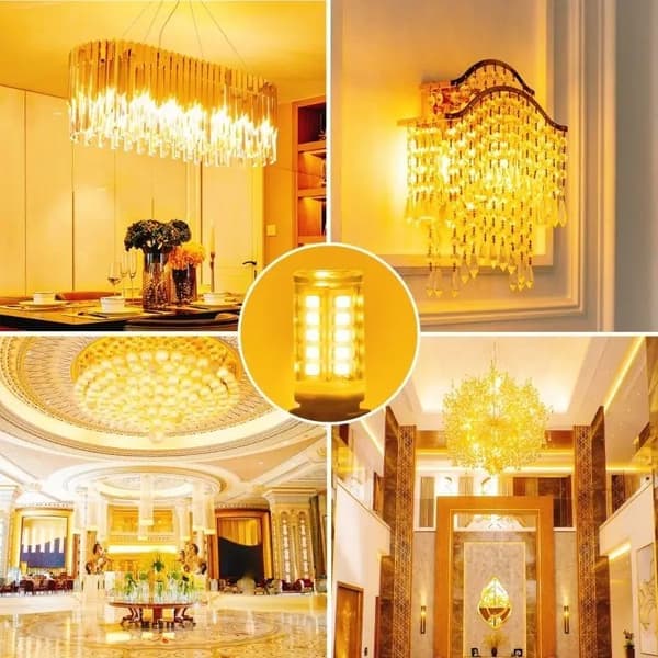 3. G9 LED-pærer 5W Varmhvit, 10-pakning