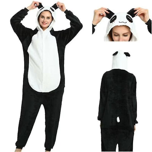 Unisex Aikuisten Kigurumi Eläinhahmo Onesie Pyjama Fancy 1onesie1 Panda