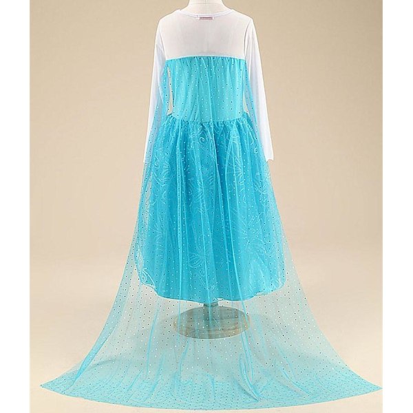 Elsa Prinsessa Klänning + 4 Extra Tillbehör 150 cm 150 cm one size