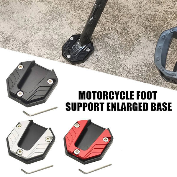 Motorcykel Sidostödsplatta TITANIUM