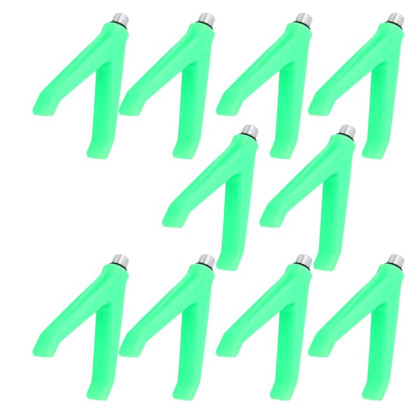 10 stk U-hode V-hode Fiskestangholder Stangbutt Grepsstativ Fiskeutstyr (V-hode)