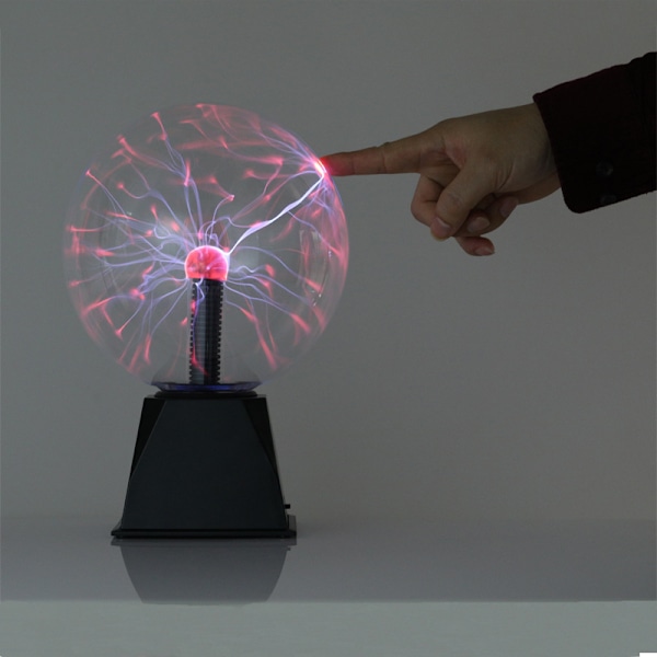 Stemmeaktiveret elektrostatisk kugle USB Plasma nattelys Magic V