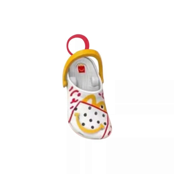 2024 McDonald's Mini Crocs Nøglering Happy Meal Legetøj Komplett Sød Mini Nøglering-Xin Style 10