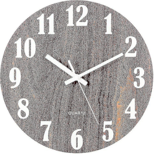 Luminous Väggklocka, Modern Dekorativ Tyst Väggklocka, Stor Urtavla 30cm[C]