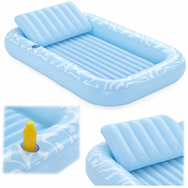 Bestway 43838 Bademadras med ryglæn