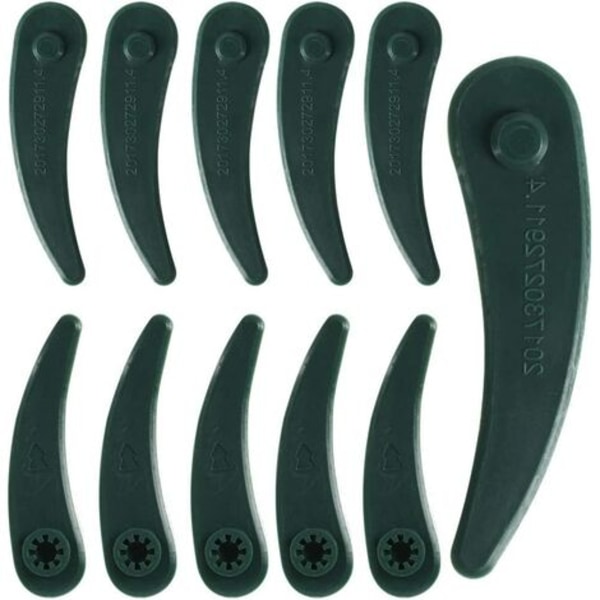 24 kpl Muoviset korvaavat leikkuuterät Ruohonleikkurin korvaavat terät Bosch Art ART23-18Li Art 26-18Li Trimmerille - 84 x 23 x 1 mm