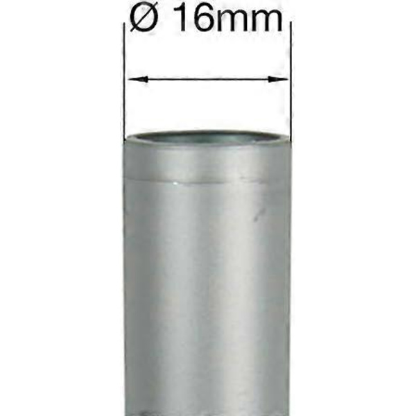 16-pak møbelglidere, 16 mm sorte til bord- og stoleben 16 mm Black