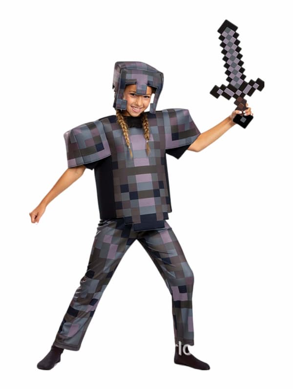 Minecraft Diamond-asu lapsille | Halloween- ja Cosplay-asu Koko M Lasten timantit