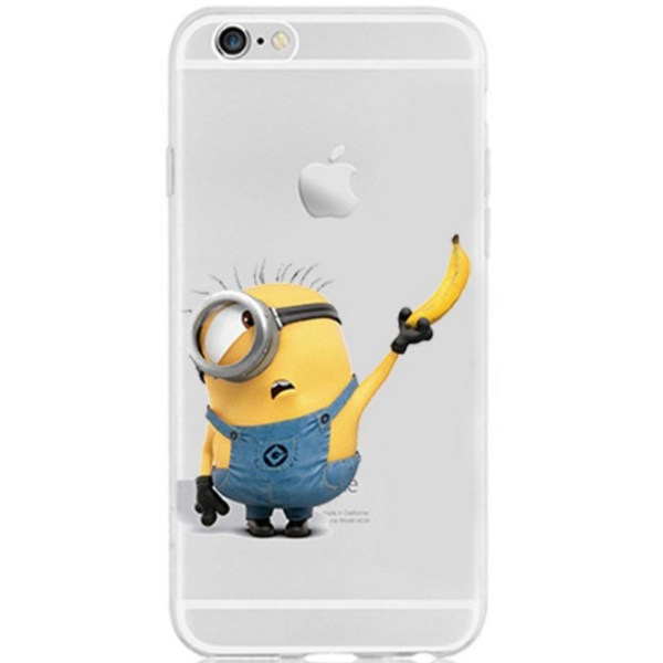 Iphone 6 Hårt skal Minions Dumma mig Singel Banan