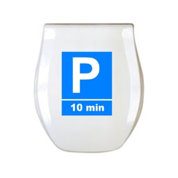 P 10 min Parkering Toalett Väggdekor
