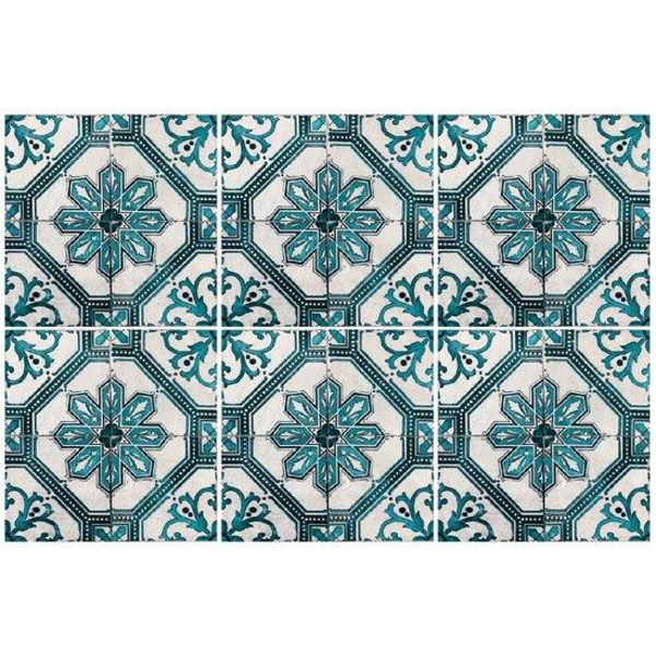 Marrakech Version 10 Turkos 30-pack Kakeldekor