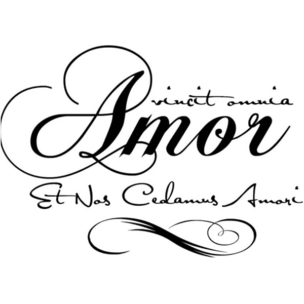 Amor vincit omnia Et Nos.. Väggord
