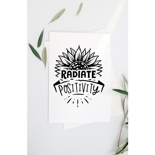 Radiate positivity Poster