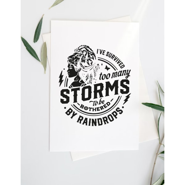 I've survived too many storms Poster