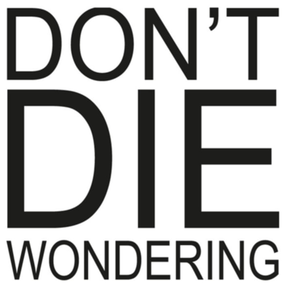 Don't Die Wondering Väggord