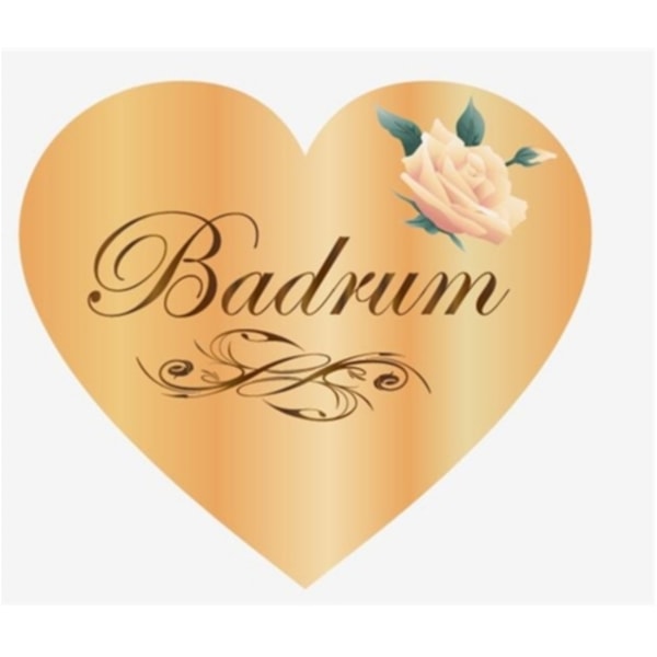 Badrum hjärta Väggdekor