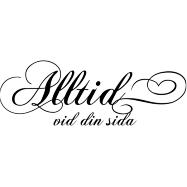 Alltid vid din sida Väggord Väggtext