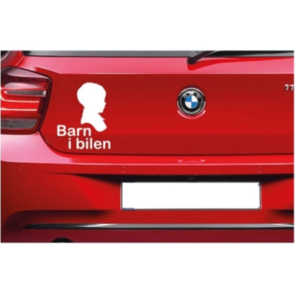 Barn i Bilen Pojke Bildekor