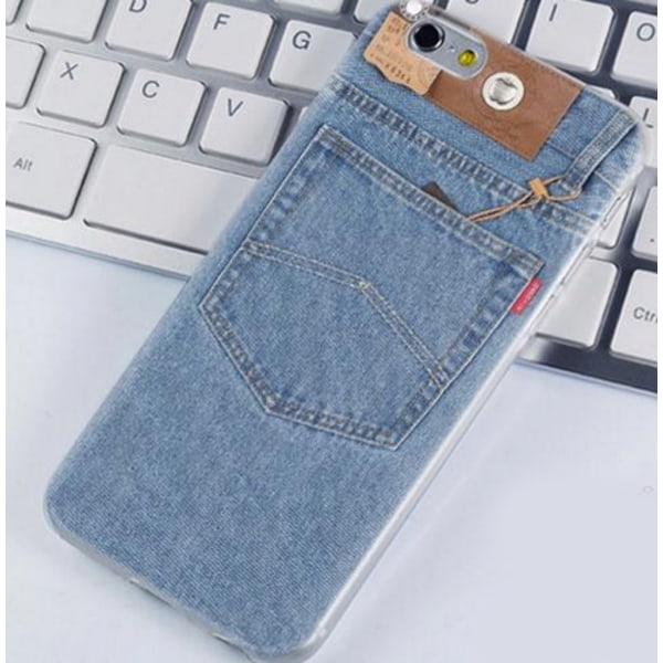 Samsung Galaxy S6 Silikon Jeans skyddande skal