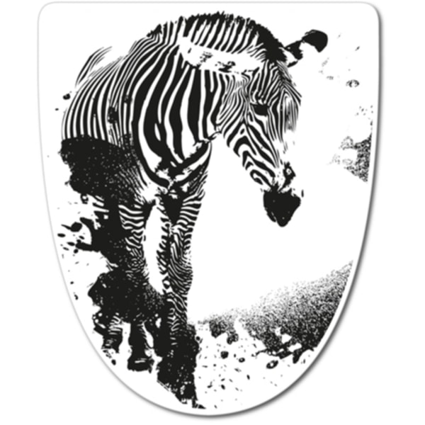 Zebra Toalettsitsdekor