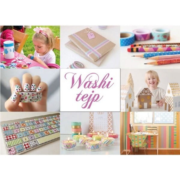 Washitejp hjärtan Dekoration Scrapbooking