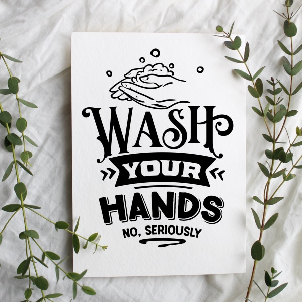 Poster Wash your hands