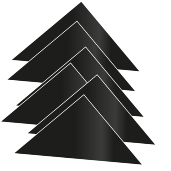 12-pack Trianglar kakeldekor