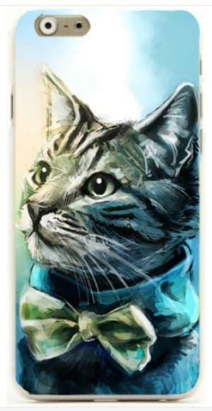 Samsung Galaxy S4 Hårt skal Tecknad katt