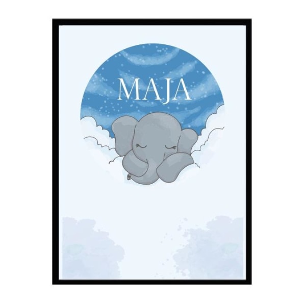 Poster namn Maja Elefant Barn