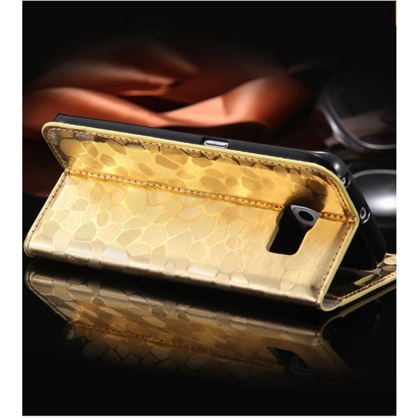 Samsung Galaxy S6 Edge PU läder Silver
