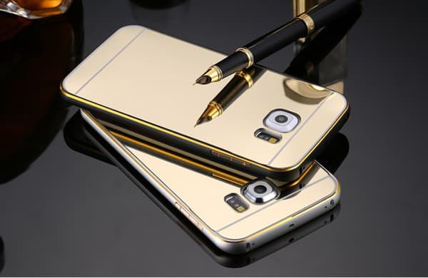 Samsung Galaxy S6 Edge skyddande spegelskal