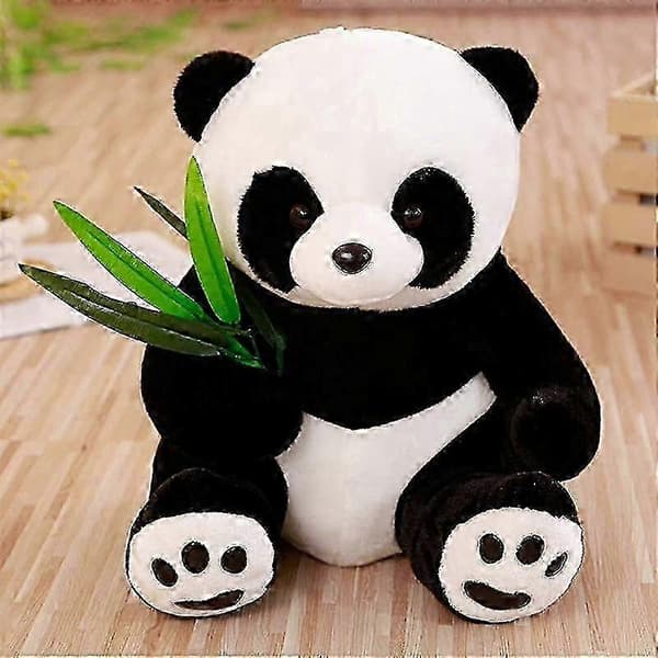 Panda Plysdukke Kontrastfarve Realistisk Fyldig Bambusblad Blød Berøring Udsøgt Buttet Sofa (Peng)