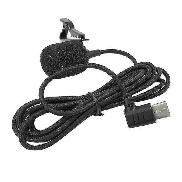 För SJCAM SJ8 SJ9 Lavalier Mikrofon Typ C Externa Tillbehör (PE)