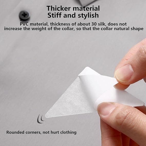 PVC Anti-Deformation Kraveholdere med 30 Stykker Selvklæbende (Pe)