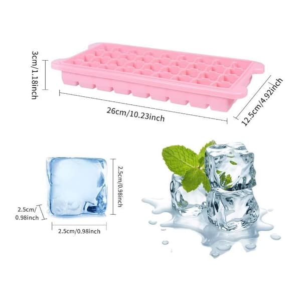 Isbitsform - Ej specificerad - 2-pack - Silikon - Stapelbar - Enkel att lossa (Pe)