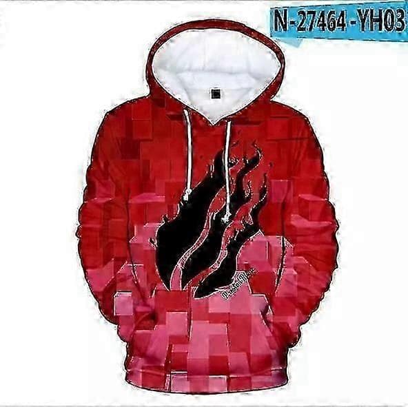 Barn Prestonplayz Flame Pojkar Flickor Hoodies Tröja Pullover Topp Julklappar (PE)
