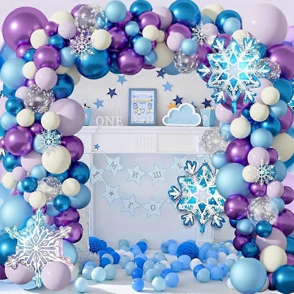 115 stk. Vinter-tema ballonbuesæt (Peng) MULTI Other